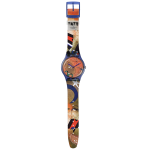 Swatch Miro's Women & Bird In The Moonlight Watch